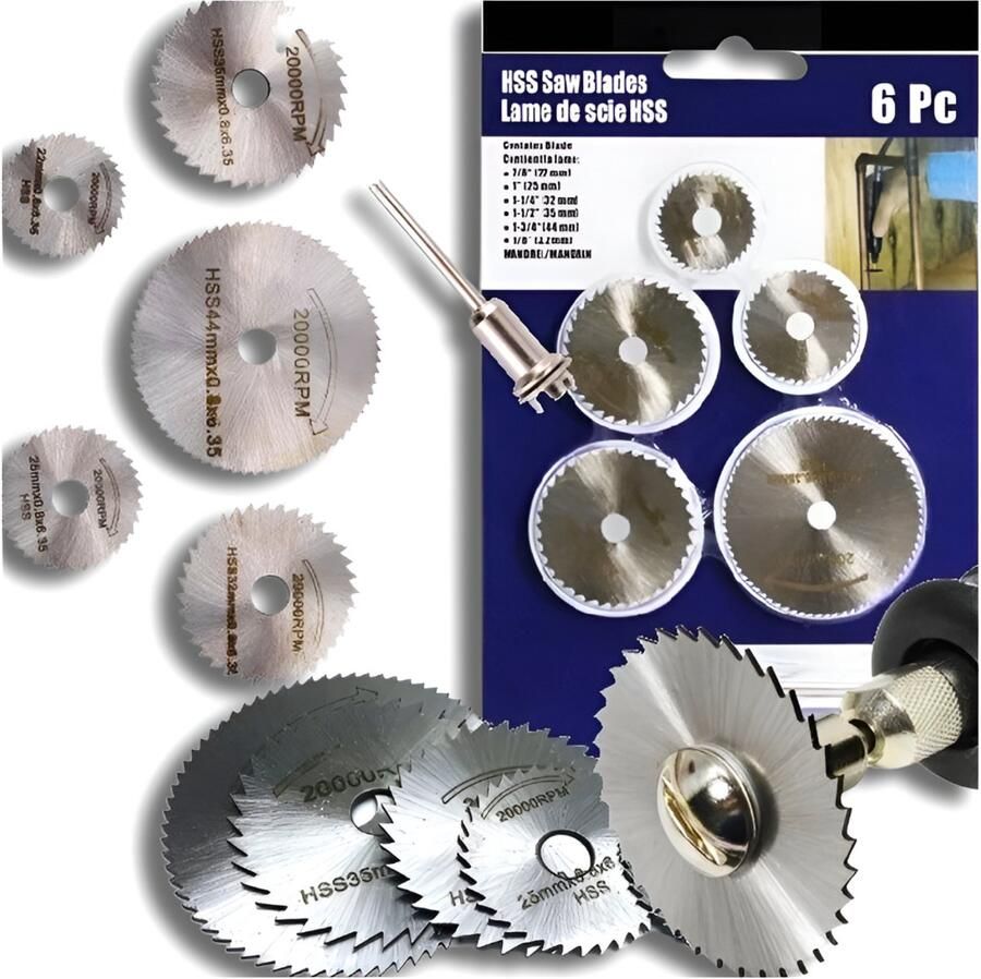 Snijmachine 6-delige Schijfset Adapter Voor Multitool