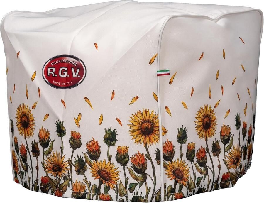 Snijmachine Cover met Zonnebloem Motief Gemaakt in Itali extype