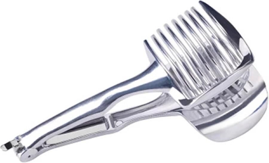 Snijmachine Keuken Keukengadget Groente Snel Ingrediënten Snijden Roestvrij Staal 18 x 15 x 6 cm Zilver
