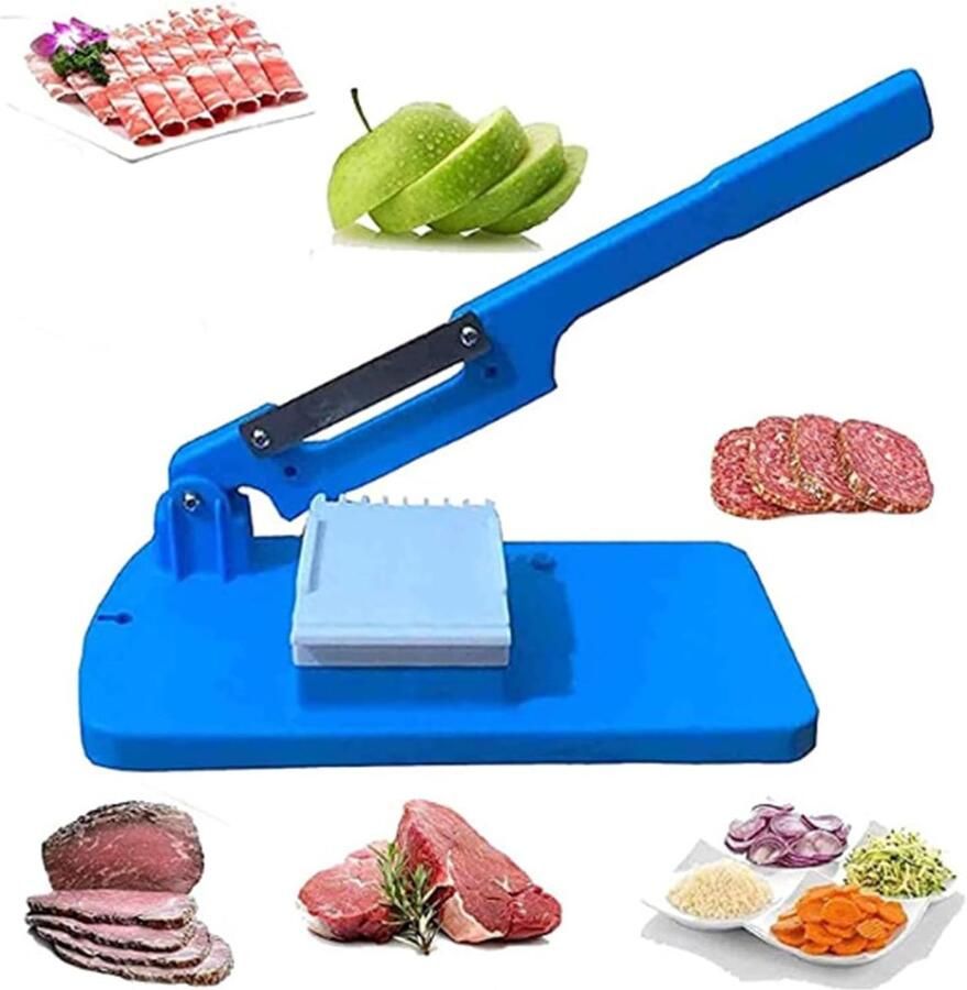Snijmachine Keuken Voedsel Snijder Gelijkmatig Snijden Handmatige Zwengel Bediening 41.5 x 14 x 10 cm