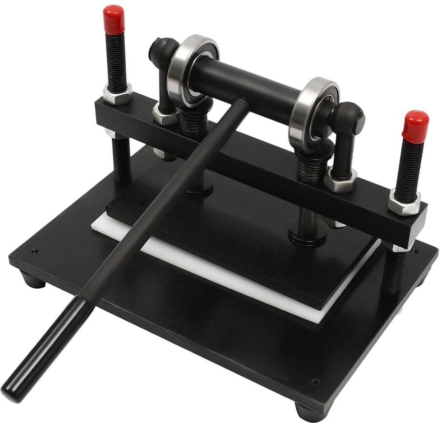 Snijmachine Leer Handmatige Snijder Ambachtelijk Werk Verstelbare Druk 31cm Voedingsbreedte Zwart