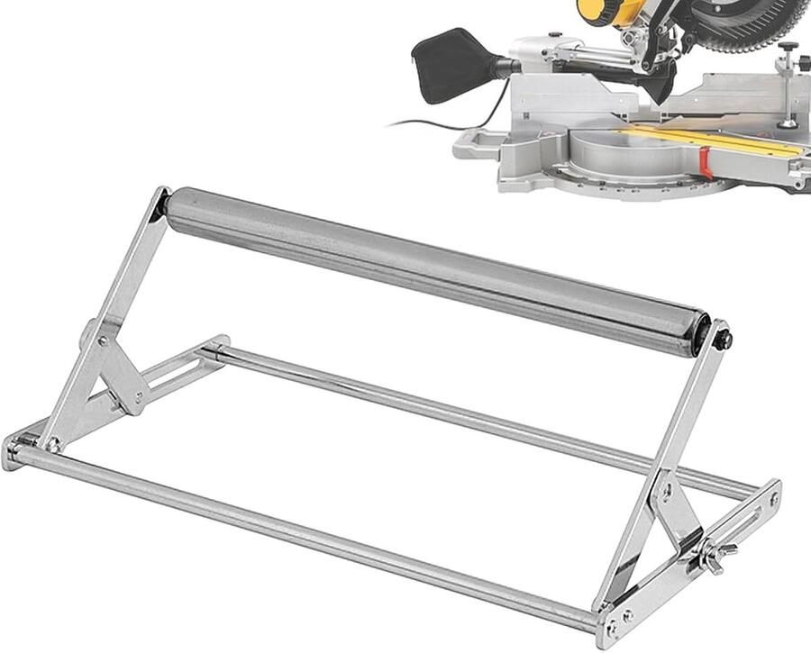 Snijmachine Ondersteuning Zaagtafel Frame Precisie Werk In hoogte verstelbaar 25.3 x 22 x 6.8 cm Roestvrij