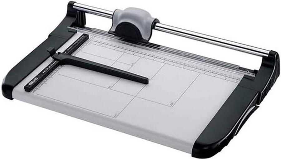 Snijmachine Roterend Papier Snijder Precisie Snijwerk Stalen Snijtafel 480 mm Snijlengte Blauw