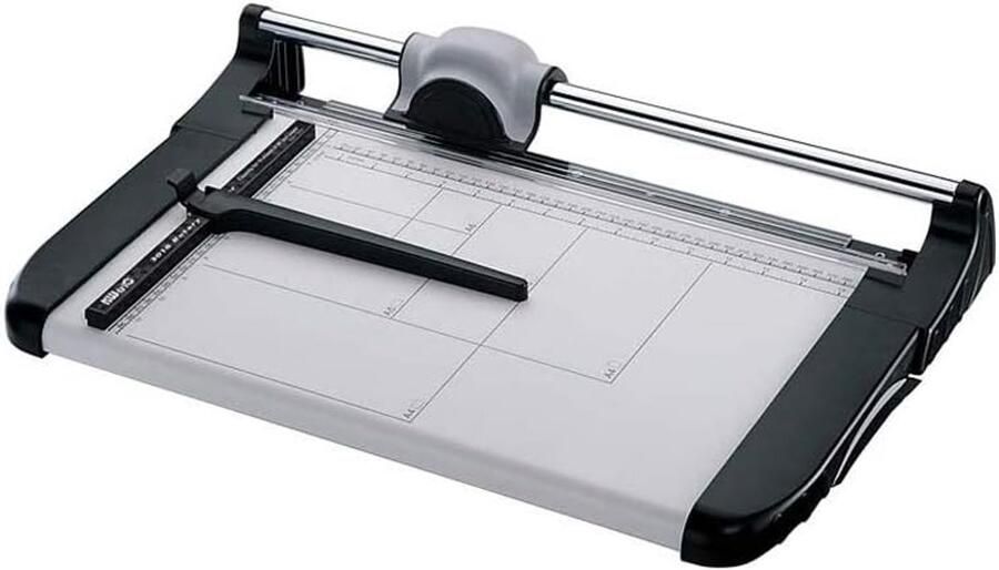 Snijmachine Roterend Papier Snijder Precisie Snijwerk Stalen Snijtafel 480 mm Snijlengte Blauw