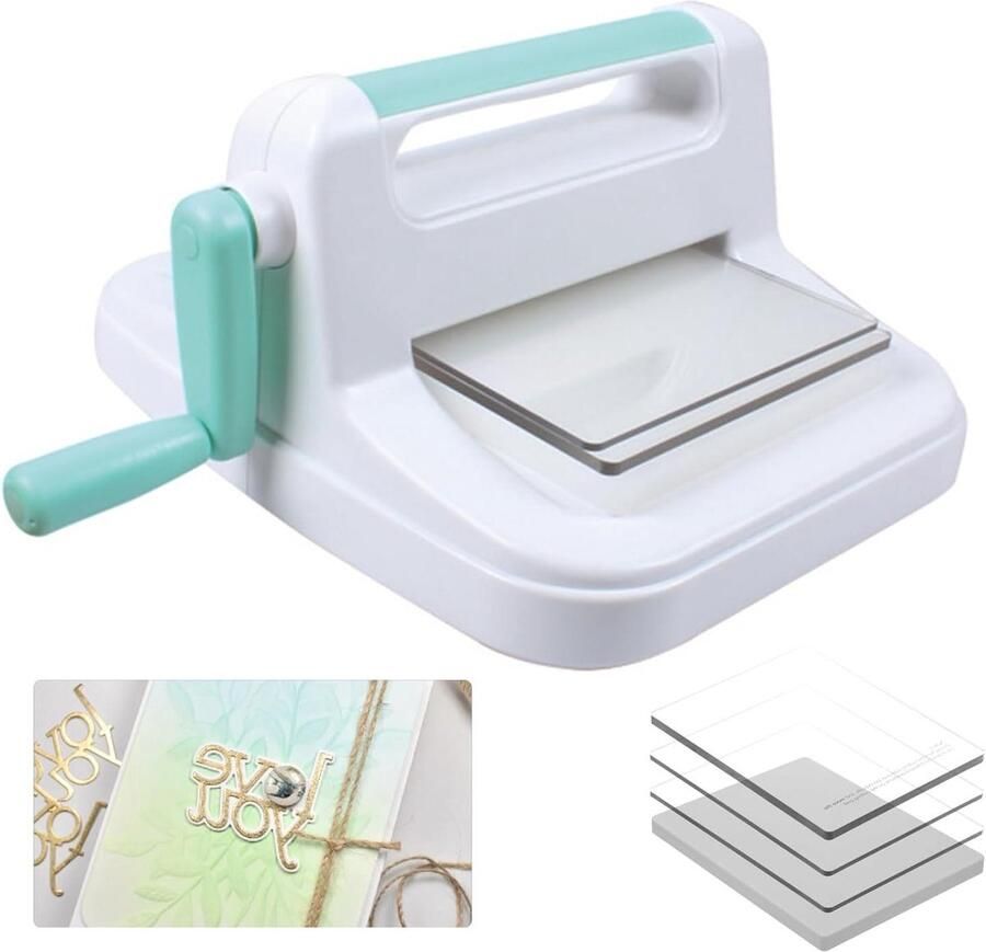Snijmachine Set Papier Snijder Kaarten Maken A5 Formaat Opening 6 Inch Breed Wit