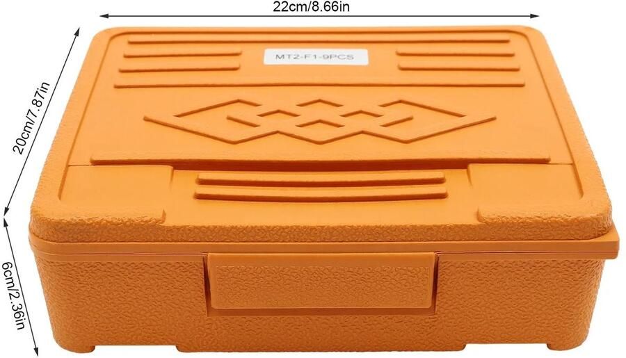 Snijmachine Snijkopset 9-delig 50 mm Diameter 6.75 kg Gewicht Metaal Voor Precisiewerk