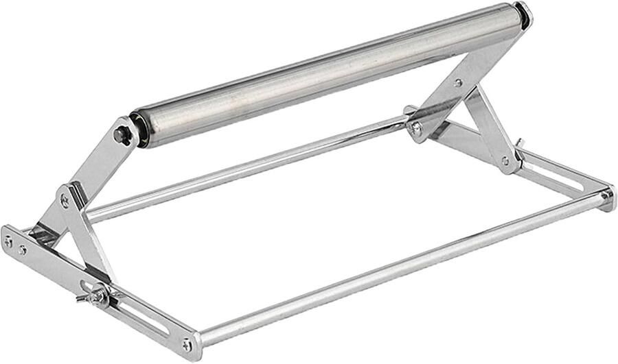 Snijmachine Werkondersteuning Zaagtafel Standaard Werk Efficiëntie Verhoging In Hoogte Verstelbaar Breedte 15cm of 30cm Roestvrij Staal