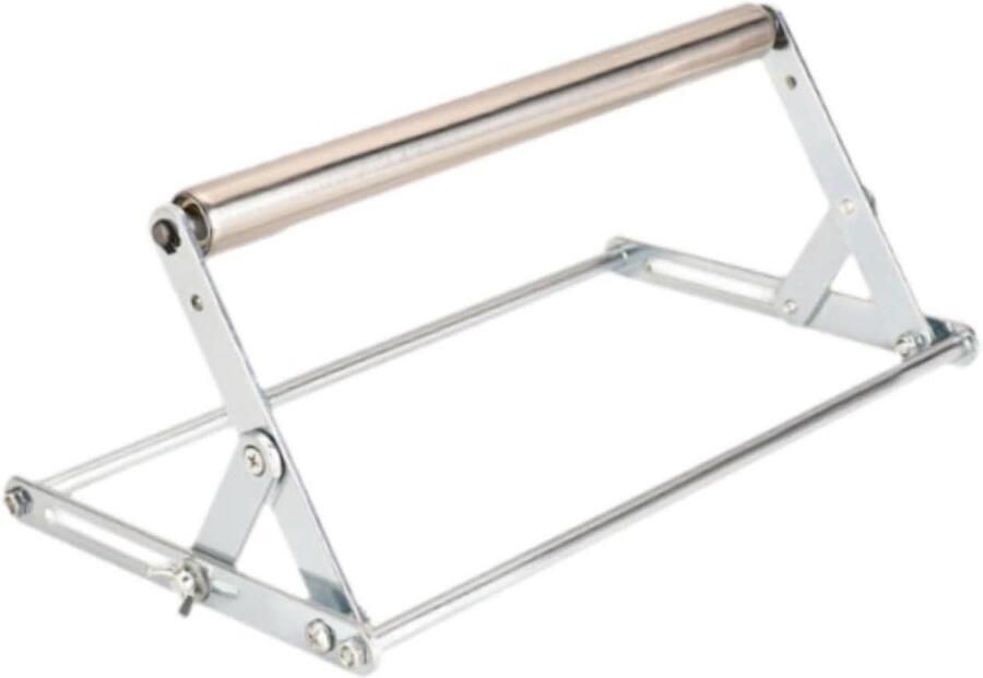 Snijmachine steunframe Werkhoogte steun Metaalbewerking precisie Verstelbare hoogte 25-145 cm Zilver