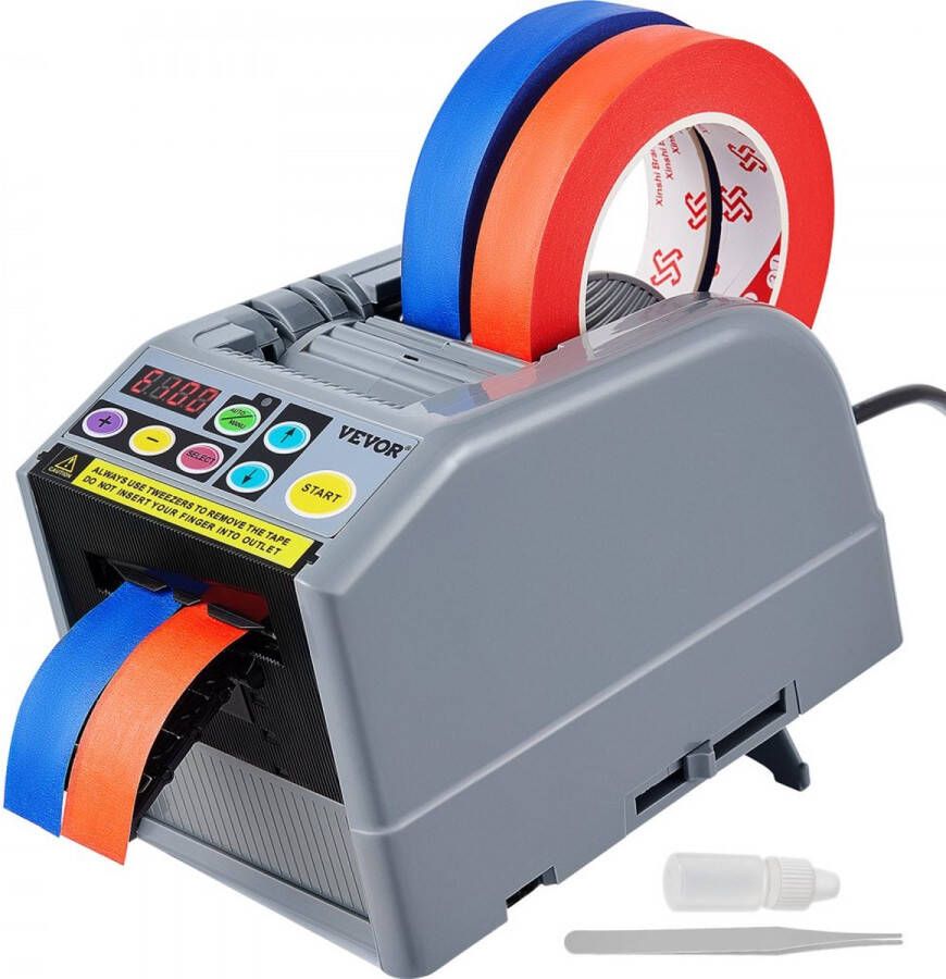 Snijmachine Tapesnijder Tape snijder Automatisch ZCUT-9 Dispenser 6-60Mm Zelfklevende Elektrische Tape Snijder Voor verpakking