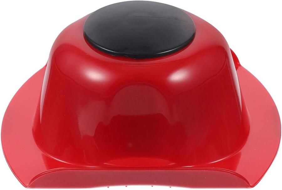 Snijmachine Veiligheidshouder Vingerbeschermer Rasp Veilig Snijden Voedselveilig Plastic 11.5 cm Rood