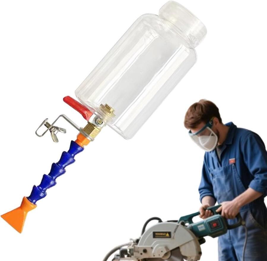 Snijmachine Vernevelaar Koelsysteem Sproeier Precisie Snijden Stof naar Mist Conversie 500ml Tank Zilver