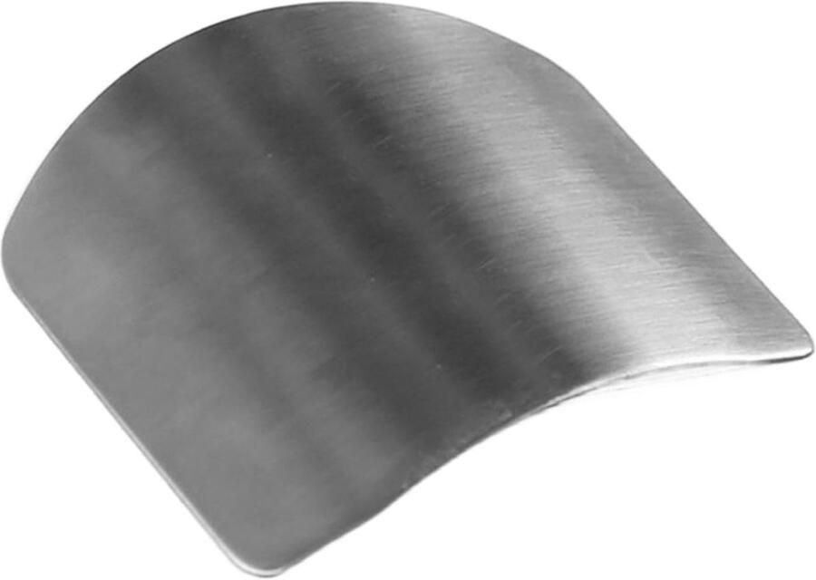 Snijmachine vingerbescherming roestvrijstalen schild 6 1 x 4 3 x 3 cm verstelbaar keukenveiligheidsgereedschap snijhulp met veilige grip duurzaam accessoire voor voedselbereiding