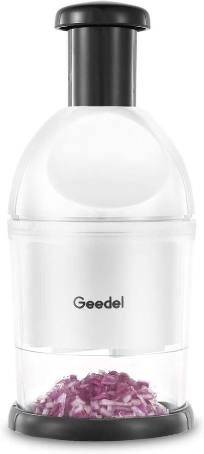 Snijmachine voor Voedsel Wit Handmatige Groentesnijder voor Ui Knoflook en Fruit Ideaal voor de Keuken