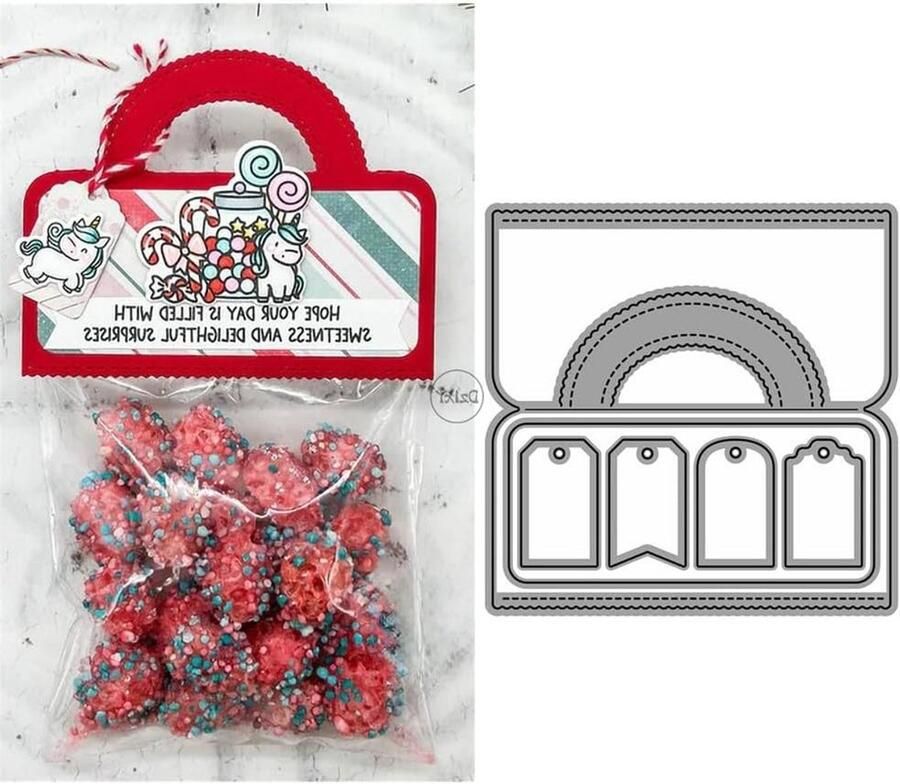Snijmal Set Papier Snijmal Kaarten Maken Koolstofstaal 0.01 inches Zilver