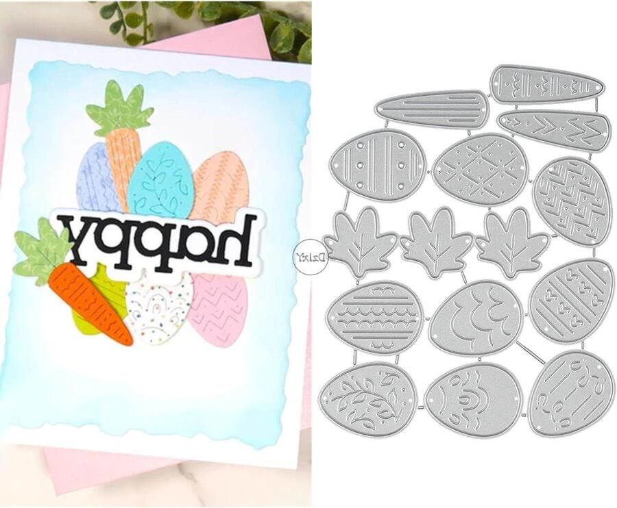 Snijmatrijs Set Papier Stansjes Kaarten Maken Koolstofstaal Materiaal N.v.t. Zilver