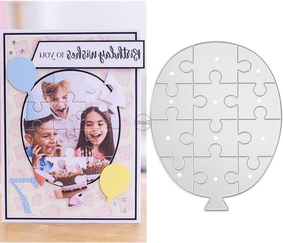 Snijmatrijs Set Papier Stansjes Kaarten Maken Koolstofstaal Zie Afbeelding Zilver