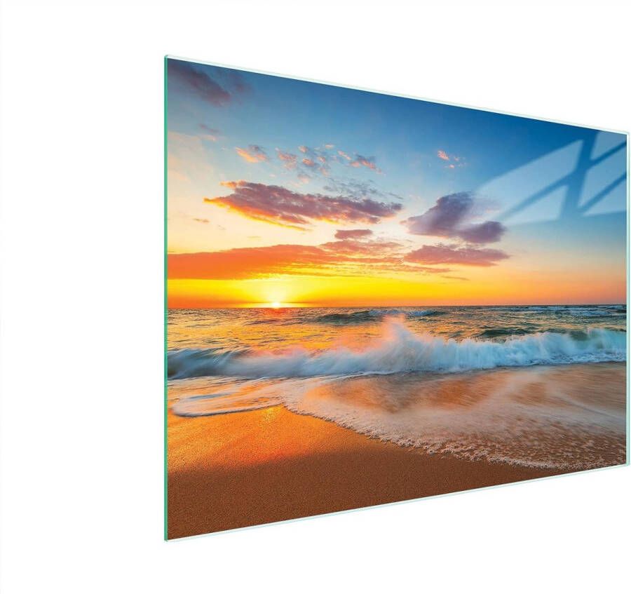 Snijplank van gehard glas 40 x 30 cm Decoratieve afdekplaat voor inductiekookplaten en keramische kookplaten