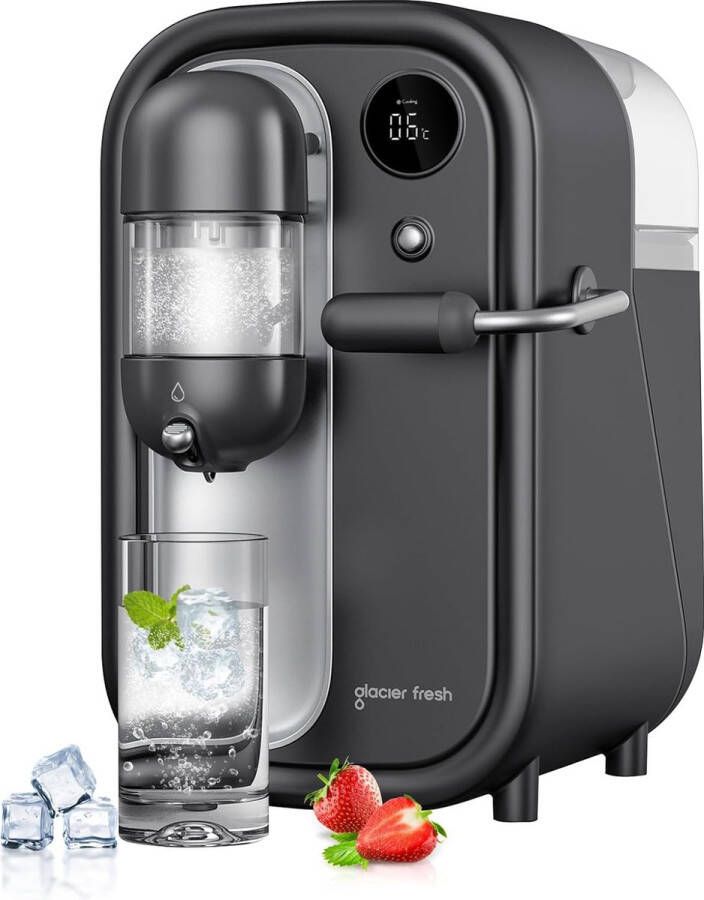 Soda-water machine met vriesfunctie en CO2-vrije cilinder