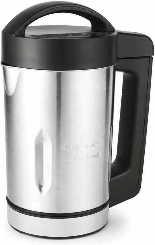 Soepmaker 1 6L – 5 Programma s – Smooth & Chunky Soep – Warmhoudfunctie – Zelfreinigend – RVS