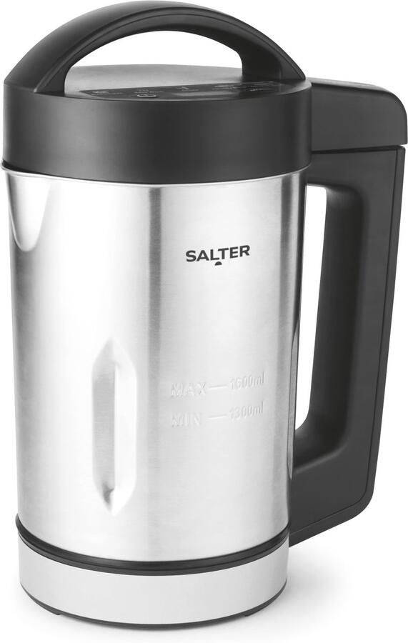 Soepmaker 1 6L – 5 Programma s – Voor Gladde & Grove Soep en Smoothies – Warmhoudfunctie – RVS