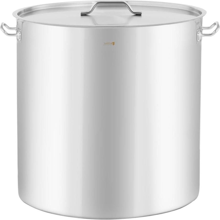 Soeppan Inductie Kookpan Grote Inhoud Grote Hoeveelheden Koken Drielaagse Bodem 170 Liter Zilver