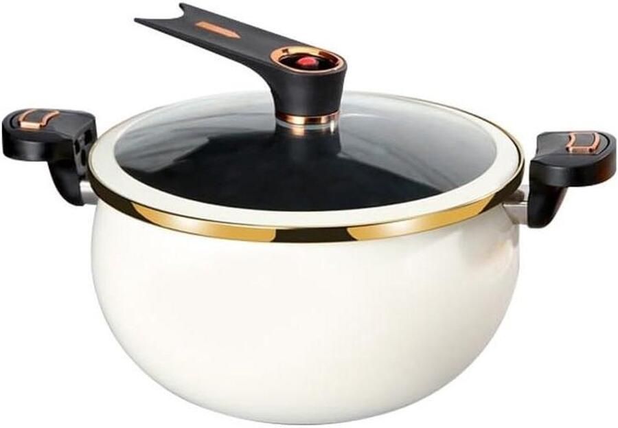 Soeppan Kookpan Mee Koken Grote Capaciteit 8L Wit