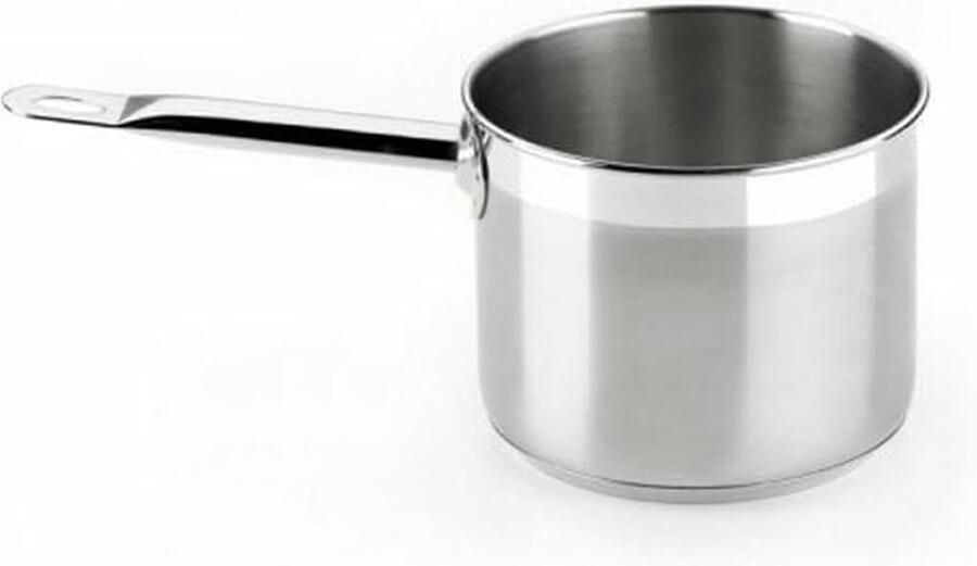 Soeppan Kookpot Gelijkmatig Koken Drievoudige Bodem 16 cm Diameter Zilverkleurig