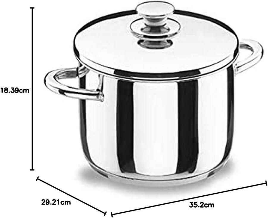 Soeppan Kookpot Gelijkmatig Koken Sandwich thermodifuser bodem 28 centimeter Zilver