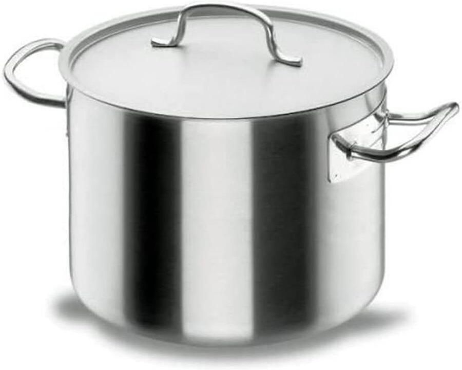 Soeppan Laag Fornuis Kookpan Chef Grote Maaltijden Bereiden Thermoregulerende Bodem 28 cm Gepolijst