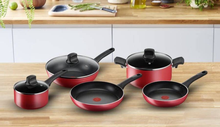 Soeppan met 2 handgrepen voor inductie 20 cm aluminium met antiaanbaklaag