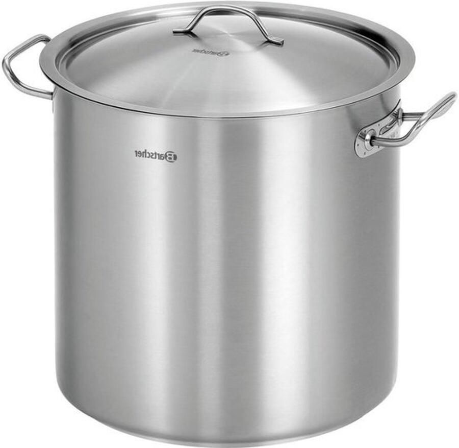 Soeppan met deksel Grote kookpan Koken voor grote hoeveelheden Geschikt voor inductie 70 liter Roestvrij staal