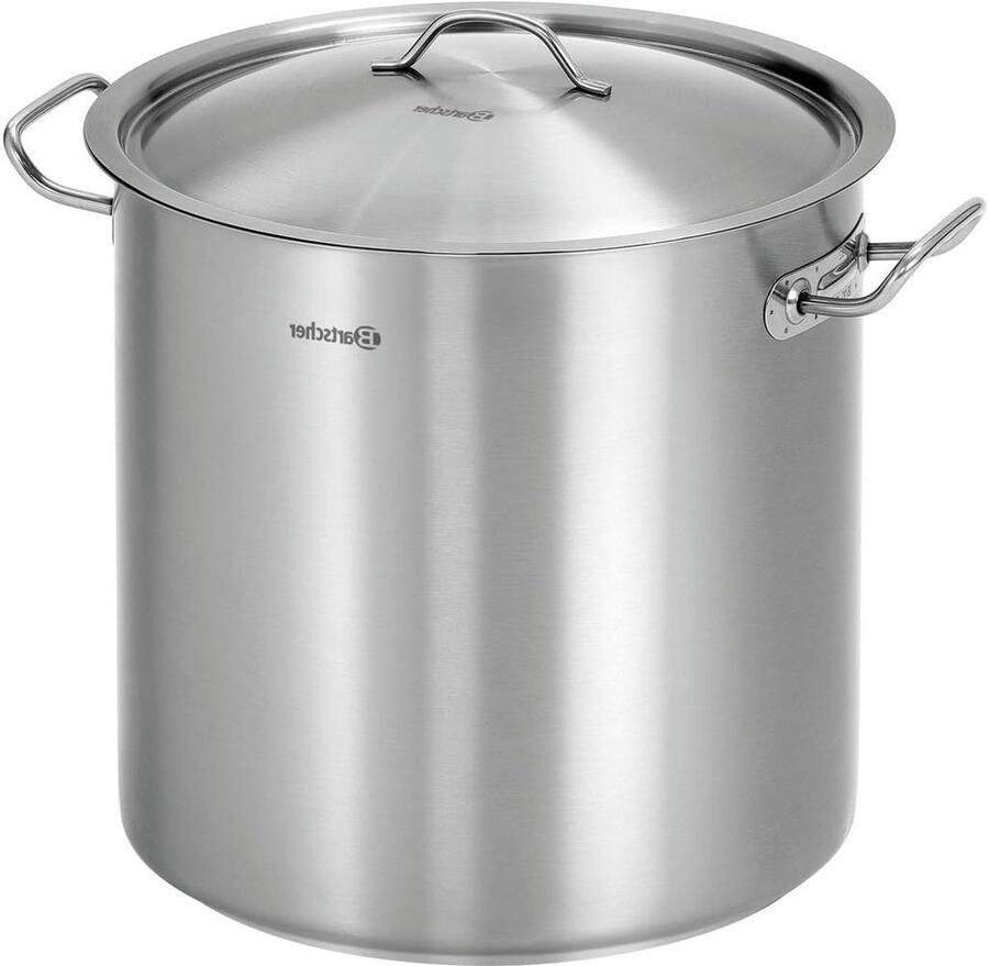 Soeppan Met Deksel Kookpan Grote Hoeveelheden Koken Geschikt Voor Inductie 70 Liter Roestvrij Staal