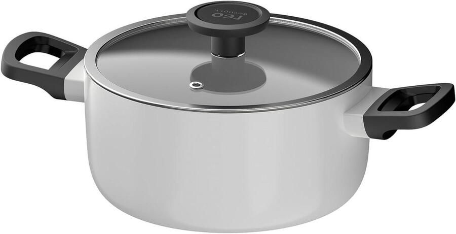 Soeppan met Deksel Voorraadpan Kookpan Gezond Koken Keramische Antiaanbaklaag 3 Liter Spirit