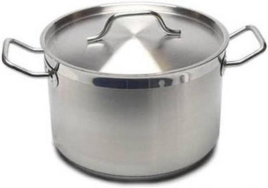 Soeppan RVS Voorraadpot Grote hoeveelheden koken NSF Gecertificeerd 75 Liter Zilver