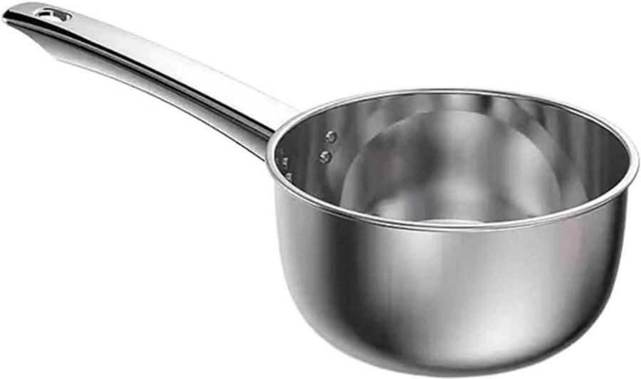 Soeppot Rvs Kookpan Melkpan Thuis Koken Gelijkmatige Warmte Klein Zilver