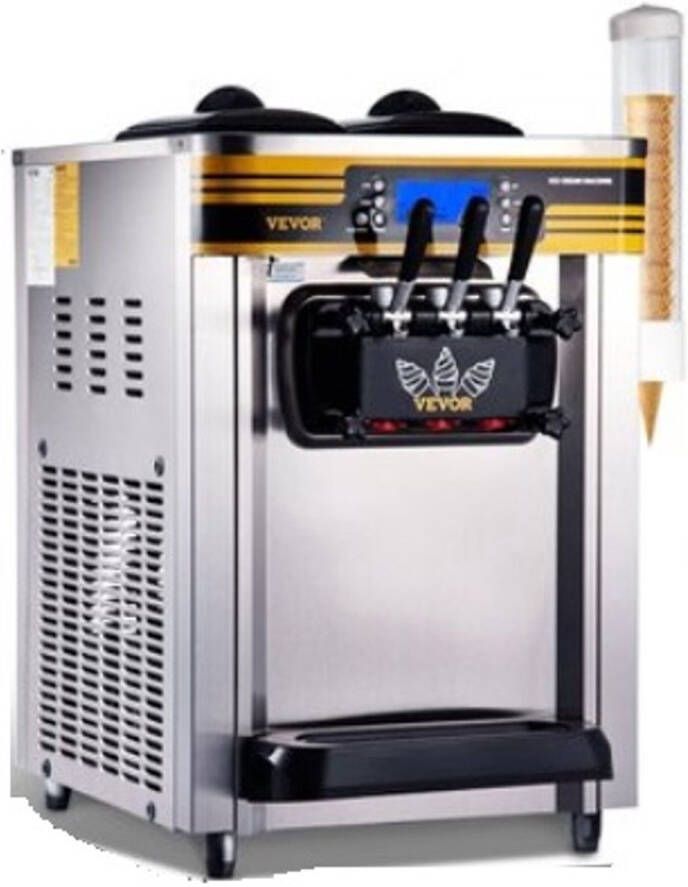 Softijs Machine IJs Machine Softijs Maker Professionele Softijsmachine 22-30L H 2350W