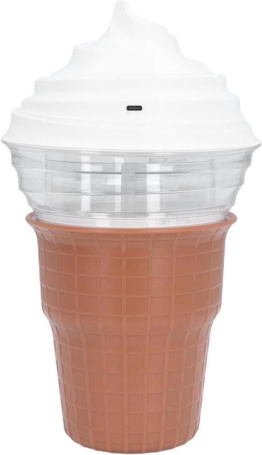 Softijsmachine Dessertmaker Zelf IJs Maken Dubbele functionaliteit 450 Ml Capaciteit Zwart