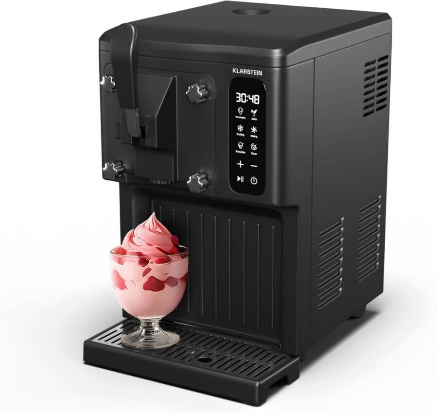 Softijsmachine met Zelfreiniging en Touchscreen 5L Capaciteit voor IJs Milkshakes en Smoothies