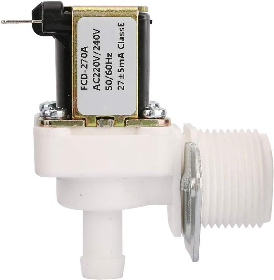 Solenoidventiel 220V Normaal gesloten type Kunststof Voor waterinlaat ijsmachine ShopVlot