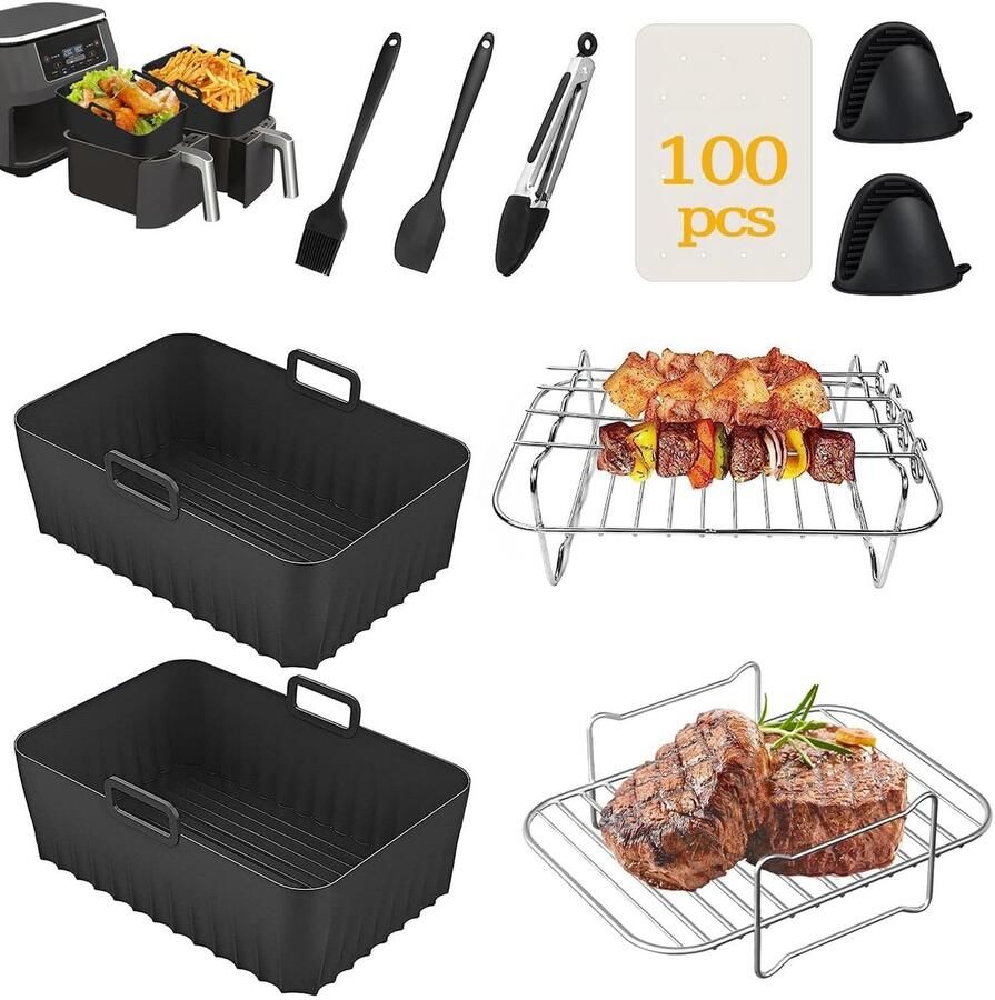 Solidchoice 10-delige Accessoireset voor Airfryer