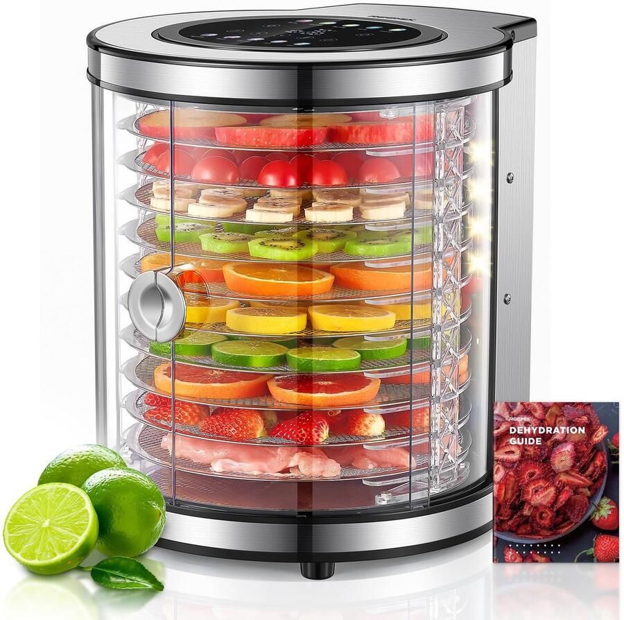 Solidchoice 10-Laags Voedsel Droger met LCD Display en 850W Vermogen