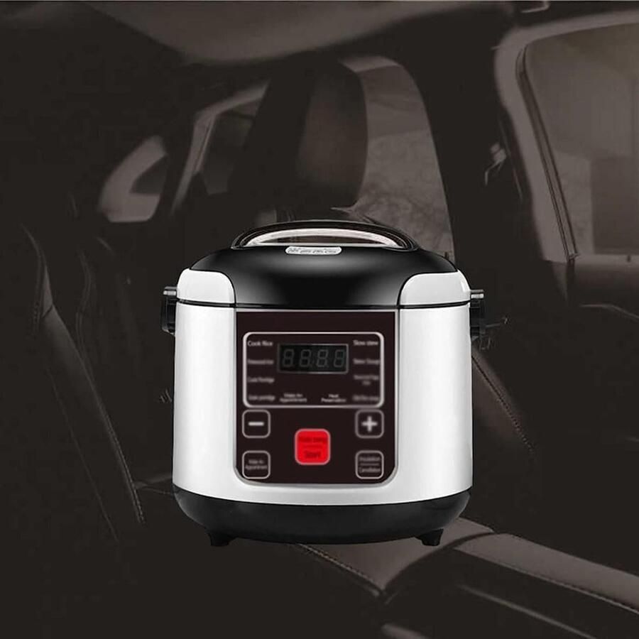 Solidchoice 12V 24V Draagbare Rijstkoker voor Auto's met Warmhoudfunctie