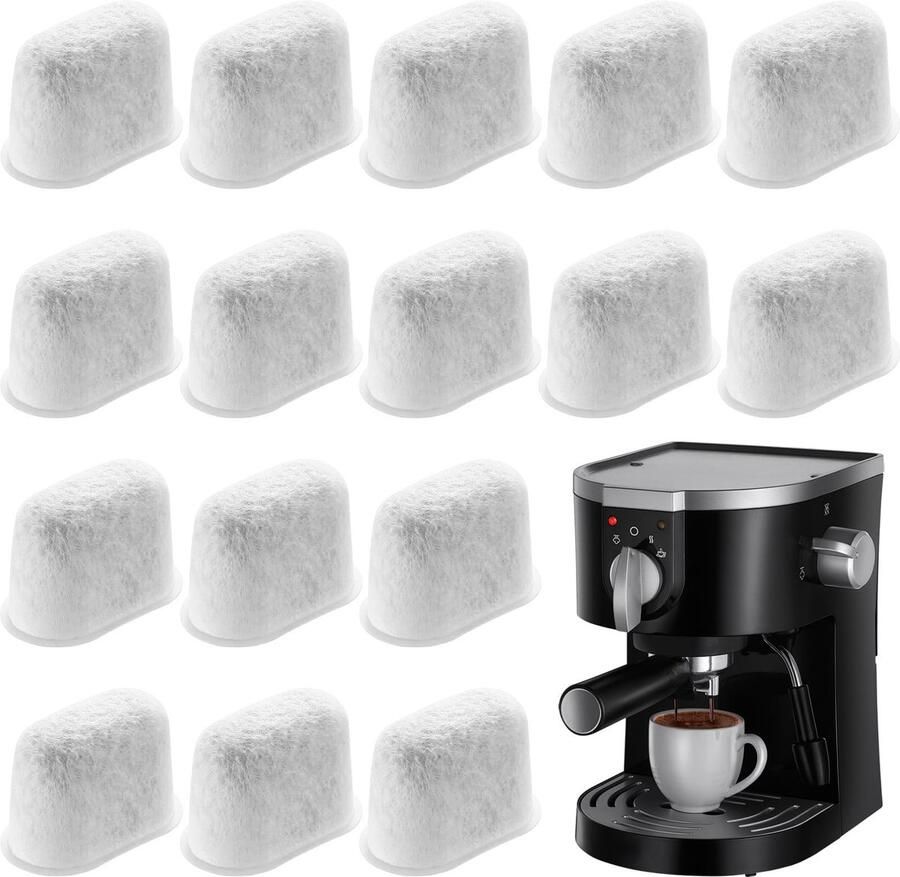 Solidchoice 16 Stuks Waterfilters voor Volautomatische Koffiemachines