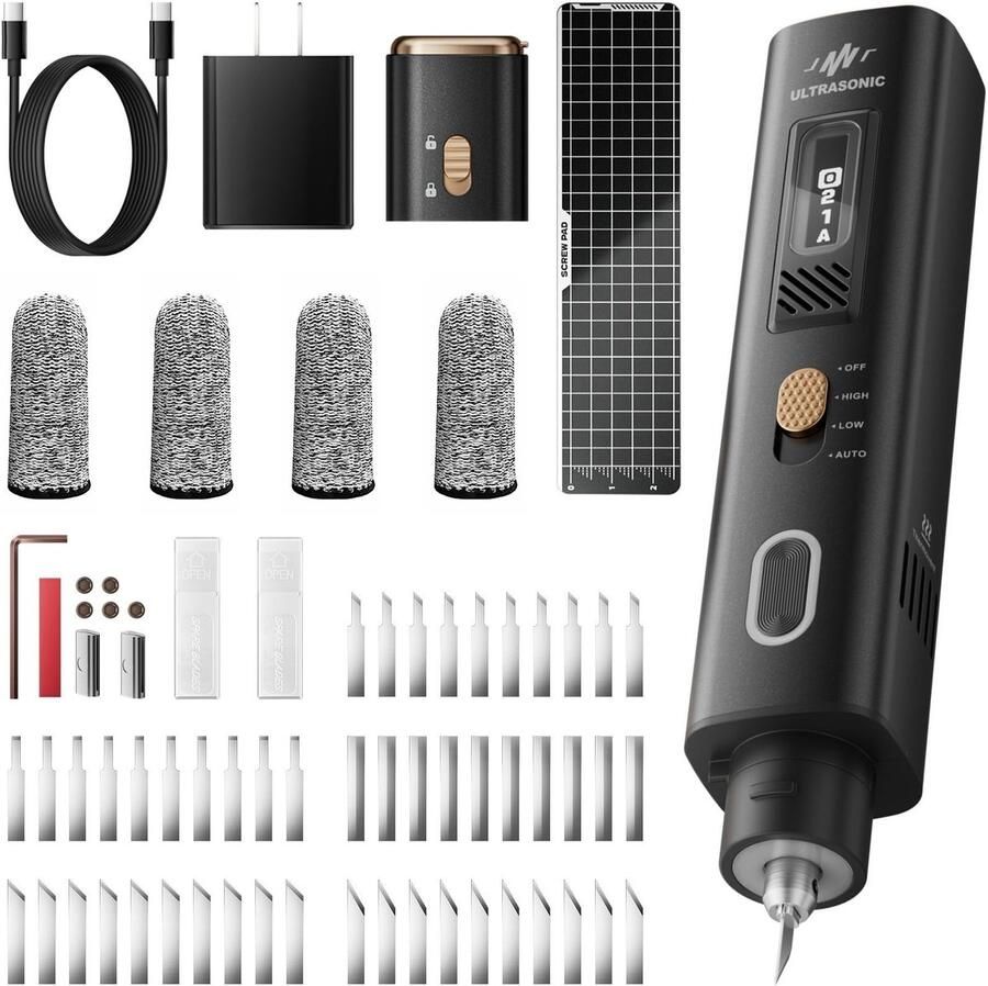 Solidchoice 2-in-1 Ultrasone Snijder met 40 Messen voor Multifunctioneel Gebruik
