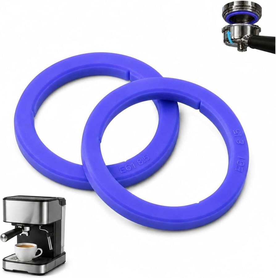 Solidchoice 2 Siliconen Afdichtingen voor E61 Zetgroep van Espressomachine