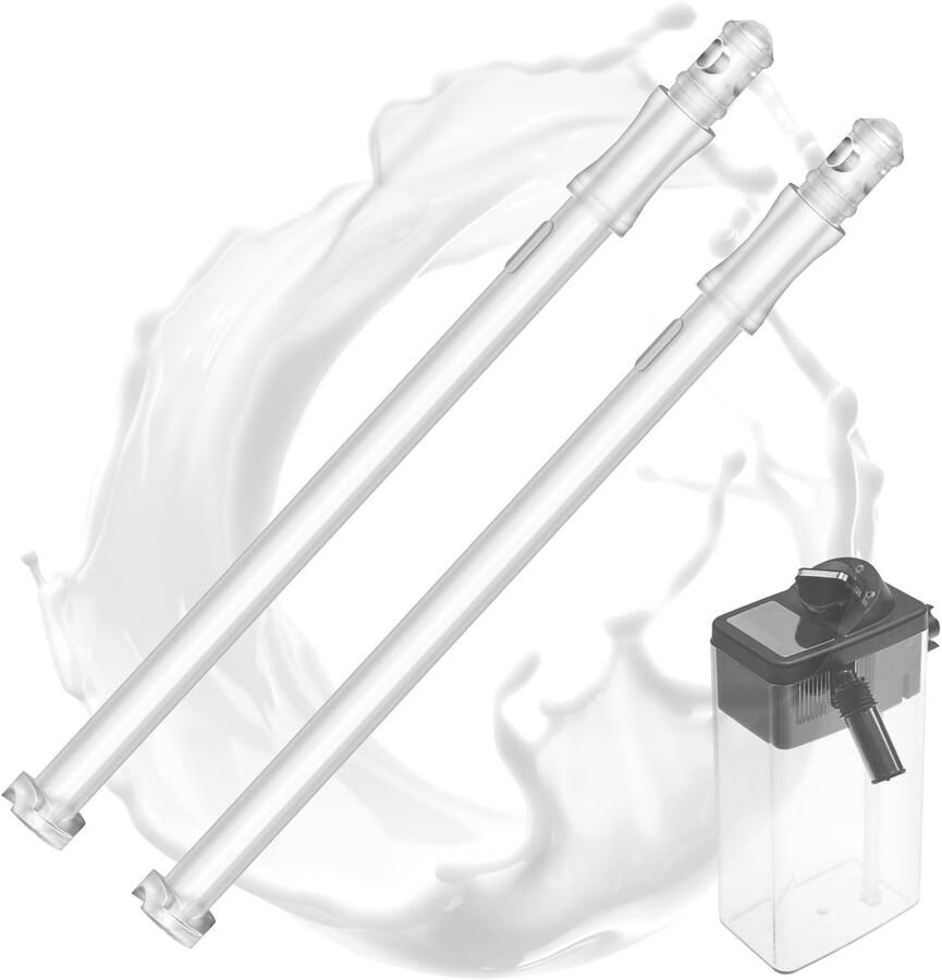 Solidchoice 2 Stuks Vervangende Melkzuigslangen voor DeLonghi Koffiemachines