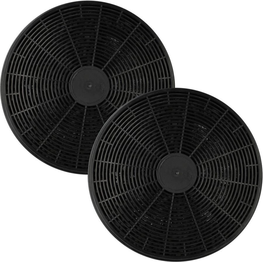 Solidchoice 2x Actieve Koolstoffilter Vervanging voor Afzuigkappen 17.5cm Geschikt voor Modellen