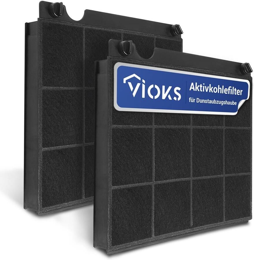 Solidchoice 2x Actieve Koolstoffilter voor Afzuigkap Vervangingsfilter voor (230x210 mm)