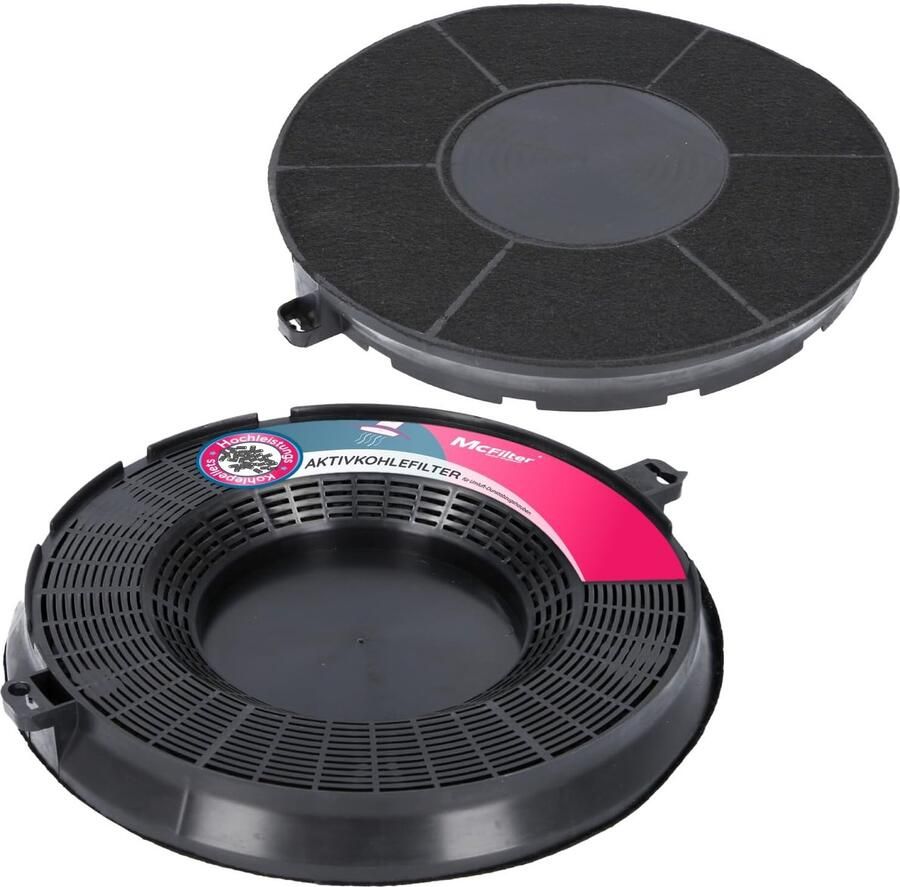 Solidchoice 2x Geactiveerd Koolstoffilter voor Afzuigkap Geschikt voor Whirlpool