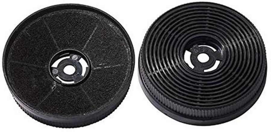 Solidchoice 2x ZX CF 140 Actieve Koolstoffilter Geschikt voor Afzuigkappen en Luchtfilters